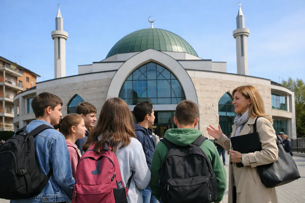 Visita alla moschea con la classe