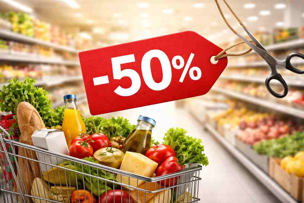 Spesa al 50% in questo discount